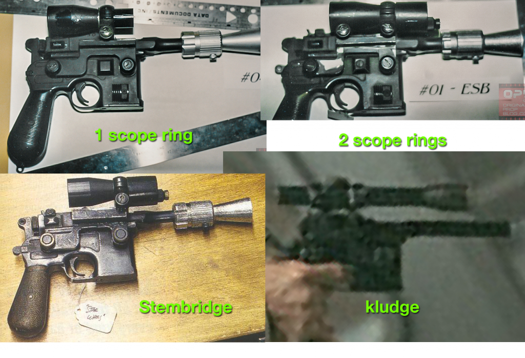 DL-44 blaster ROTJ collage
